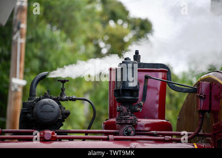 K 190 Rot Dampflok in der viktorianischen Ära Geelong Bahnhof Melbourne Victoria Australien Stockfoto