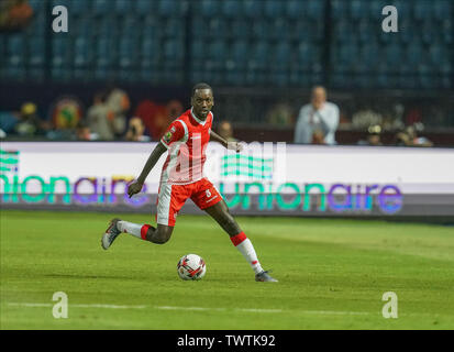 Alexandria, Ägypten. 22. Juni, 2019. GaeÌˆl Duhayindavyi von Burundi bei der Afrikameisterschaft Übereinstimmung zwischen Nigeria und Burundi am Alexandria Stadion in Alexandria, Ägypten. Ulrik Pedersen/CSM/Alamy leben Nachrichten Stockfoto