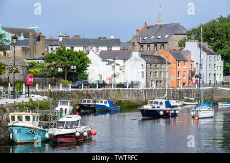 Castletown, Insel Man, 16. Juni 2019. Castletown Hafen Stockfoto