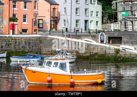 Castletown, Insel Man, 16. Juni 2019. Castletown Hafen Stockfoto