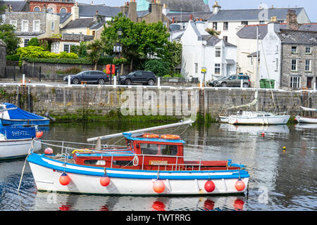 Castletown, Insel Man, 16. Juni 2019. Castletown Hafen Stockfoto