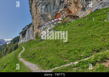 Aescher, Ebenalp, Wasserauen, Appenzell Innerrhoden, Schweiz, Europa Stockfoto