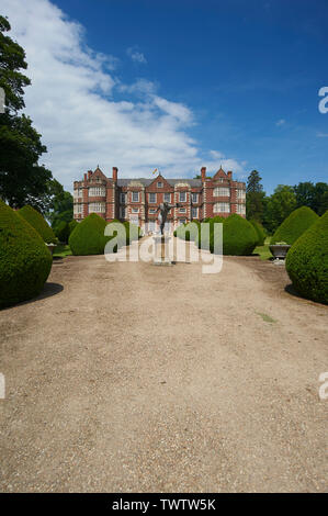 Burton Agnes Hall und die preisgekrönten Gärten im Herzen des East Yorkshire Wolds, England, UK GB. Stockfoto