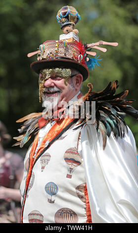 Blists Hill Victorian Town Steampunk am 22. Juni 2019 Stockfoto