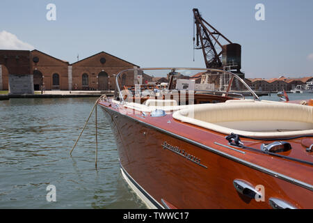 Die 2019 Ausgabe des Salone Nautico Venezia yachting Expo Stockfoto