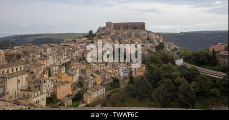 Alte Gebäude in Ragusa Ibla, Sizilien Italien Stockfoto