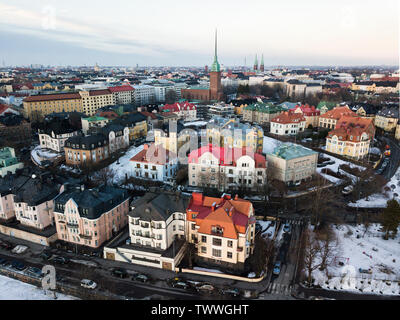 Luftaufnahme von Helsinki, Finnland Stockfoto