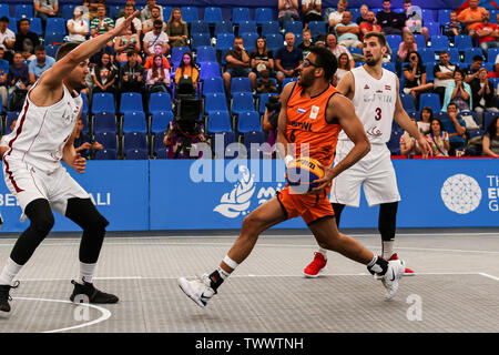 23. Juni 2019 Minsk Belarus European Games 2019 3 x 3 Basketball:/n 6. Stockfoto