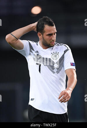 Udine, Italien. 23. Juni 2019. Levin Oeztunali (Deutschland). GES/Fußball/U 21 Euro: Österreich - Deutschland, 23.06.2019 Fußball: Euro Unter 21: Österreich vs Deutschland, Udine, Juni 23, 2019 | Verwendung der weltweiten Kredit: dpa/Alamy leben Nachrichten Stockfoto