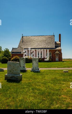 Harbaugh der Reformierten Kirche, 14301 Harbaugh Church Road, Washington Township, Pennsylvania Stockfoto