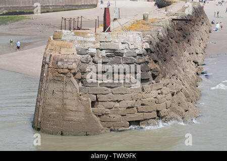 Seebad Folkestone Stockfoto