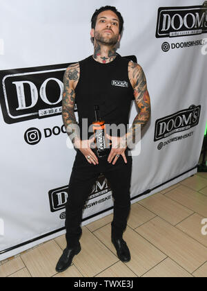 Juni 22, 2019, Glendale, Kalifornien, USA - Kleine Hände besucht Doom Whiskey Verkostung bei Remedy Alkohole in Glendale, Kalifornien. (Bild: © Billy Bennight/ZUMA Draht) Stockfoto