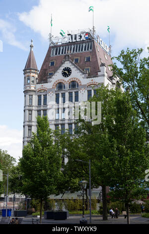 Die Witte Huis Wijnhaven oder Weiße Haus Rotterdam Niederlande Stockfoto