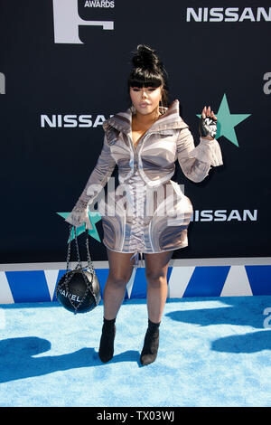Los Angeles, Kalifornien, USA. 23. Juni 2019. Lil' Kim besucht die 2019 BET Awards am 23. Juni 2019 in Los Angeles, Kalifornien. Foto: imageSPACE/MediaPunch/Alamy leben Nachrichten Stockfoto