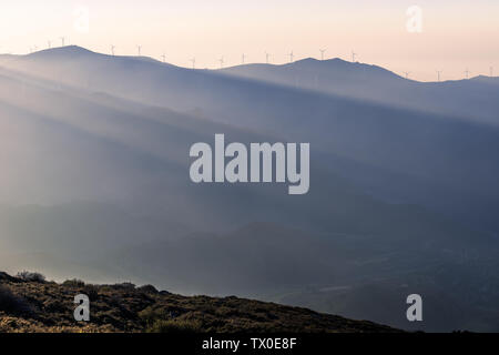 Am frühen Morgen Landschaft Stockfoto