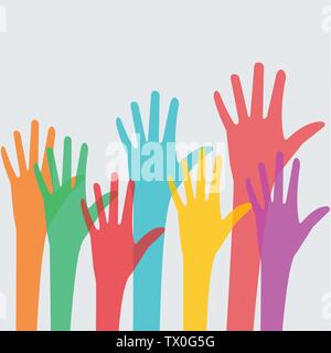 Diversity Konzept Design Vector Illustration Stock Vektor