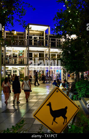 Der Container Park in Downtown Las Vegas Stockfoto