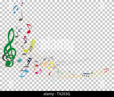 Vektor Notes Design mit Transparenz Raster auf der Rückseite. Vector Illustration. Stock Vektor