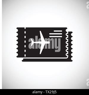 Flughafen in Verbindung stehende Symbol auf Hintergrund für Grafik- und Webdesign. Einfachen Vektor unterzeichnen. Internet Konzept Symbol für Website Taste oder mobile App. Stock Vektor