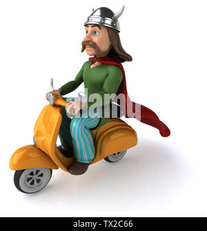 Spaß Gaul - 3D-Darstellung Stockfoto