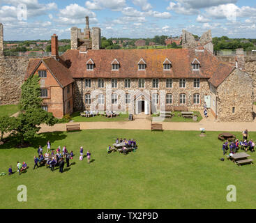 Schloss Framlingham, Suffolk, England, Großbritannien Stockfoto