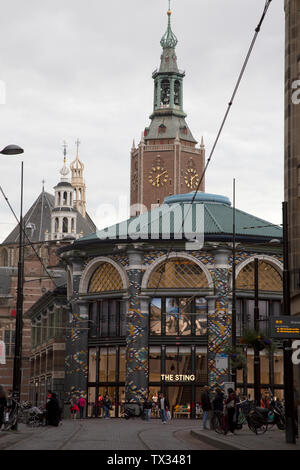Der Turm der Grote der Sint-Jacobskerk Den Haag Den Haag, Niederlande Stockfoto