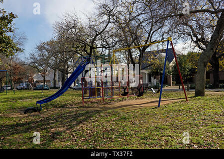 Kinder- öffentlichen Spielplatz, Stellenbosch, Südafrika. Stockfoto