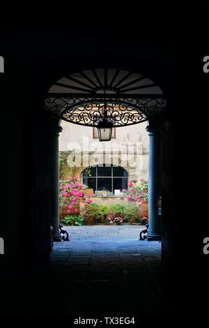 Streetview einer Gasse in Florenz Stockfoto