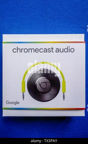 Google Chromecast Audio Stockfoto