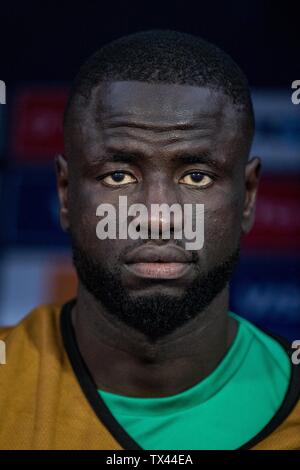 Kairo, Ägypten - 23. Juni: cheikhou Kouyaté von Senegal während der 2019 Afrika Cup Gruppe C Match zwischen Senegal und Tansania am 30. Juni Stadion am 23. Juni 2019 in Kairo, Ägypten. (Sebastian Frej/MB Medien) Stockfoto