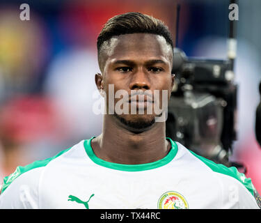 Kairo, Ägypten - 23. Juni: Keita Klingenwechsel von Senegal während der 2019 Afrika Cup Gruppe C Match zwischen Senegal und Tansania am 30. Juni Stadion am 23. Juni 2019 in Kairo, Ägypten. (Sebastian Frej/MB Medien) Stockfoto