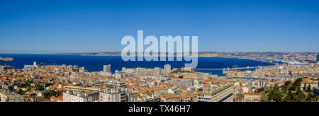 Frankreich, Marseille, Blick über Marseille. Stockfoto