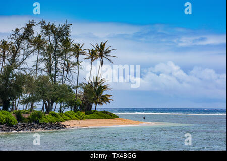 Hawaii, Insel Molokai, 20 Mile Beach Stockfoto
