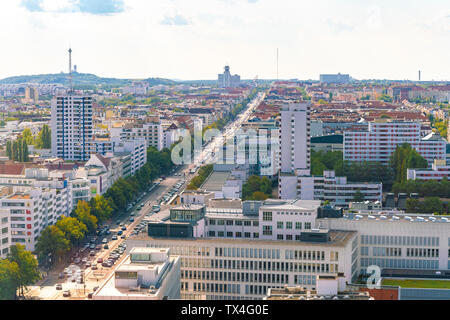 Deutschland, Berlin-Charlottenburg, Blick auf die Stadt von oben Stockfoto