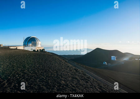 USA, Hawaii, Big Island, Sternwarte auf Mauna Kea Vulkans Stockfoto