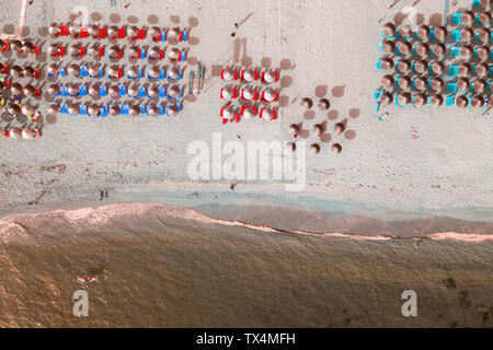 Griechenland, Preveza, Luftaufnahme von vrachos Beach Stockfoto