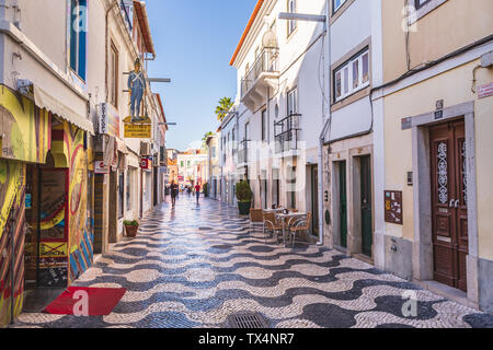 CASCAIS, Portugal - ca. Oktober 2016: Straßen von Cascais, Portugal Stockfoto