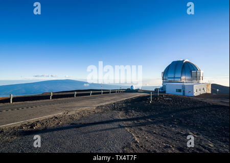 USA, Hawaii, Big Island, Sternwarte auf Mauna Kea Vulkans Stockfoto