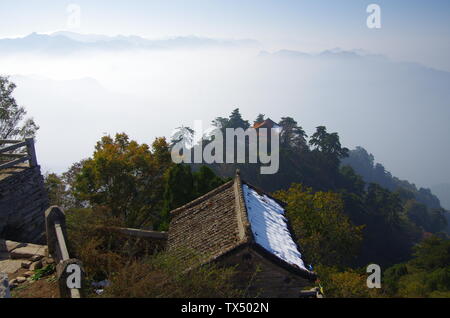 Landschaft von Wutai landschaftlich reizvollen Gegend im Süden Qinling, Xi'an, Provinz Shaanxi Stockfoto