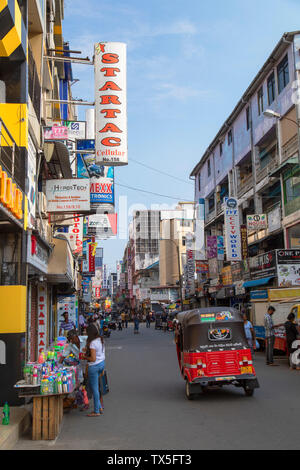 Straßenszene in Pettah, Colombo, Sri Lanka Stockfoto