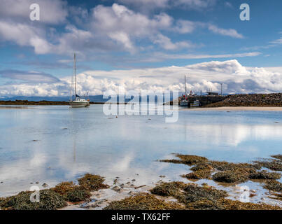 Galmisdale, Insel Eigg, kleinen Inseln, Schottland, Stockfoto