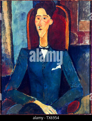 Amedeo Modigliani, Jean Cocteau, Portrait Malerei, 1916 Stockfoto