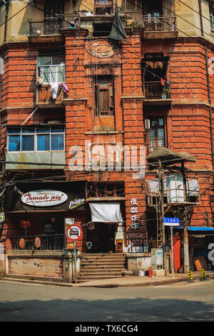 Altes Haus in Hankou, Wuhan Stockfoto