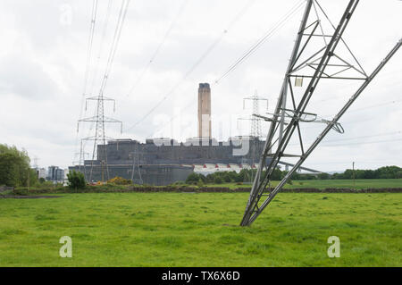 Longannet Power Station in der Nähe von Kincardine - Fife, Schottland Stockfoto