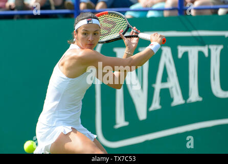 Margarita Gasparyan (Rus) in Eastbourne, UK. 24. Juni 2019. Natur Tal International Tennis in Devonshire Park. Stockfoto