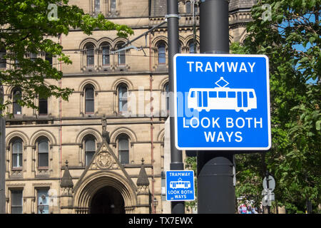 Metrolink, U-Bahn, Straßenbahn, Stadt-, Verkehrs-, Transport-, System, Manchester, Norden, Norden, North West, Stadt, England, Englisch, GB, UK, England, Großbritannien, Europa, Stockfoto