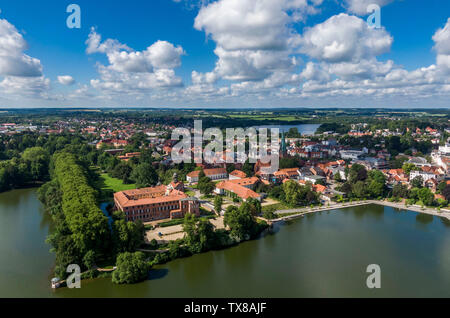 Luftaufnahme von Eutin Stadt in Deutschland Stockfoto