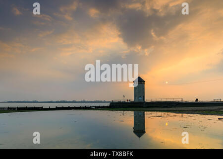 Batemans Turm bei Brightlingsea, Essex, Stockfoto