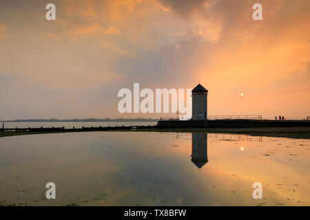 Batemans Turm bei Brightlingsea, Essex, Stockfoto