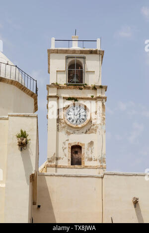 Die Römisch-katholische Kirche Unserer Lieben Frau von der Gnaden, die Kirche der Jungfrau Maria der Grazien, Terra Santa, Larnaca, Zypern. Juni 2019 Stockfoto